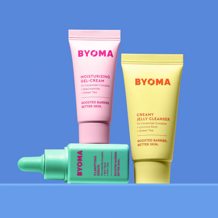 Byoma So Clear Set - Mini Cleanser, Mini Gel Cream & Mini Clarifying Serum