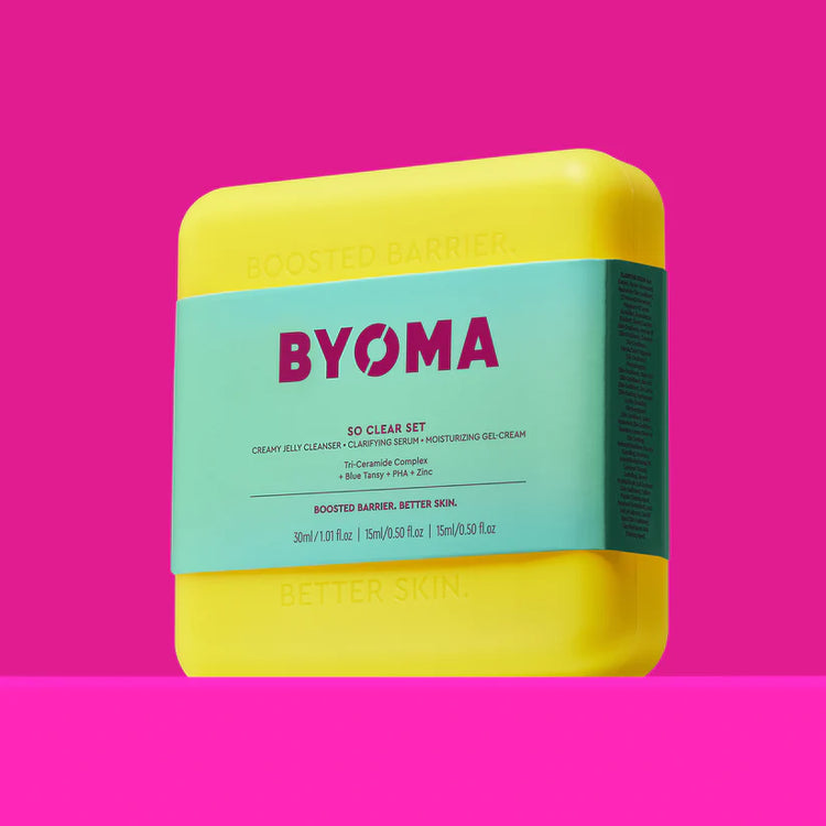 Byoma So Clear Set - Mini Cleanser, Mini Gel Cream & Mini Clarifying Serum