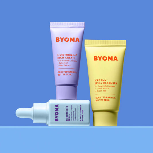 Byoma So Bright Set - Mini Cleanser, Mini Rich Cream & Mini Brightening Serum