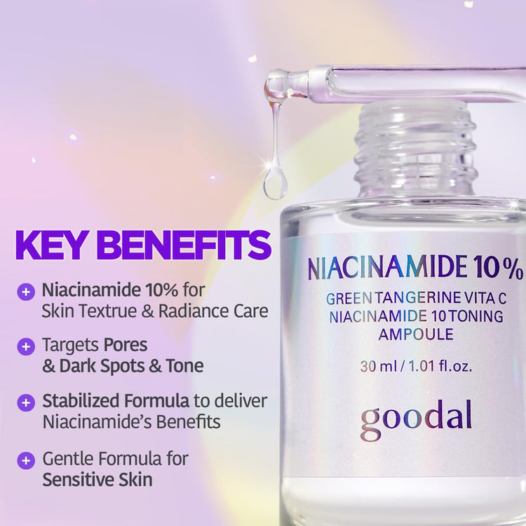 Goodal Green Tangerine Vita C Niacinamide 10 toning Ampule 30ml