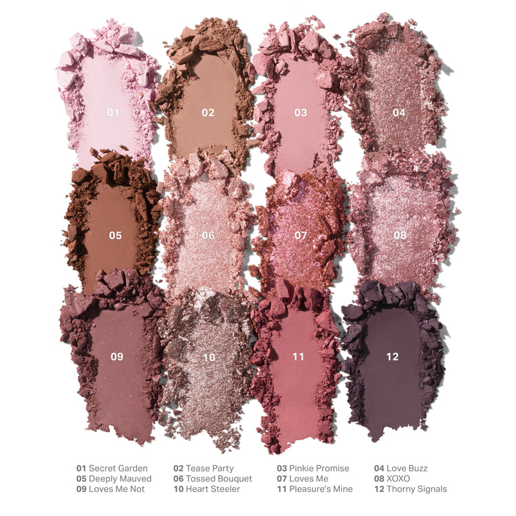 Morphe ChromaPlus 12-Pan Eyeshadow Palette - Rose Frequency