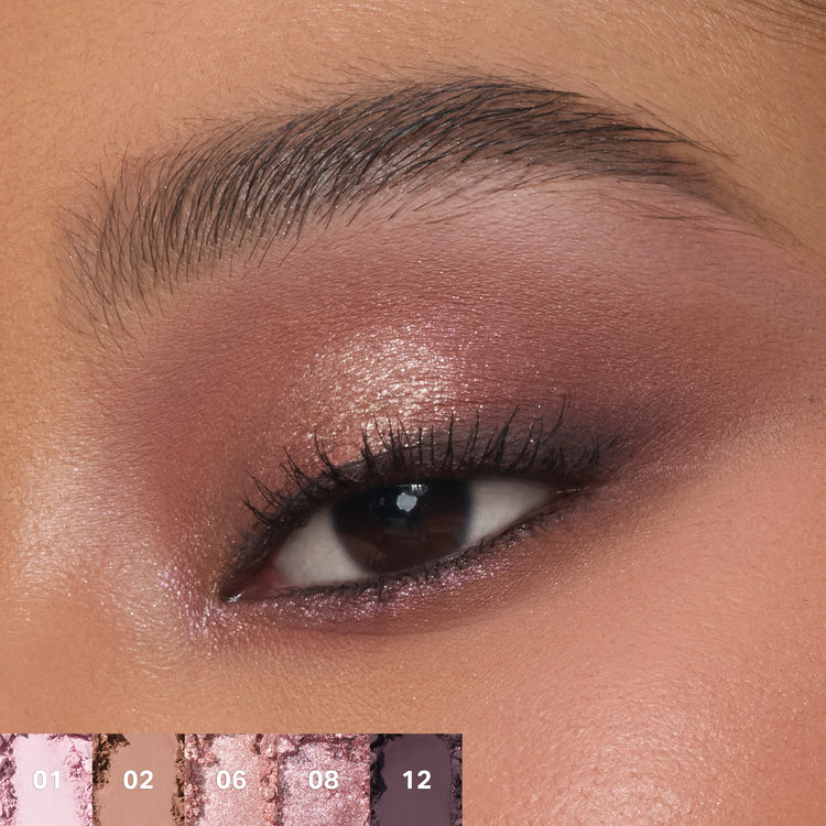 Morphe ChromaPlus 12-Pan Eyeshadow Palette - Rose Frequency