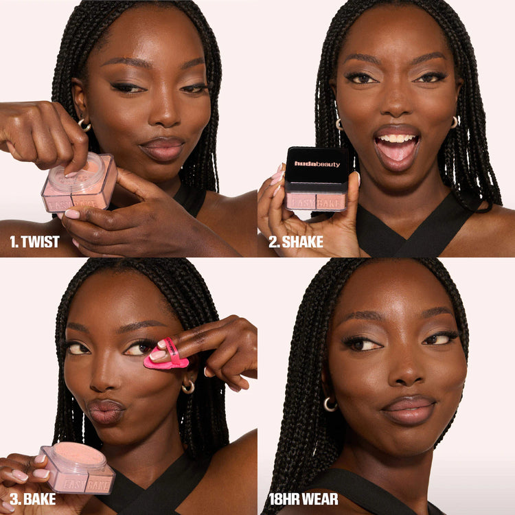 Huda Beauty Easy Bake Loose Powder Brightening + Correcting Duo