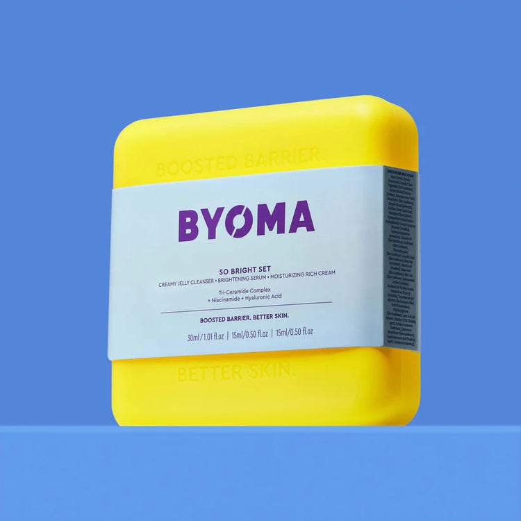 Byoma So Bright Set - Mini Cleanser, Mini Rich Cream & Mini Brightening Serum