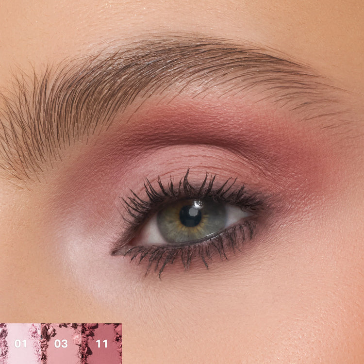 Morphe ChromaPlus 12-Pan Eyeshadow Palette - Rose Frequency