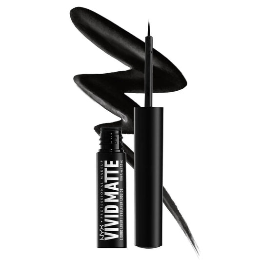 NYX Vivid Matte Black Liquid Eyeliner - Black