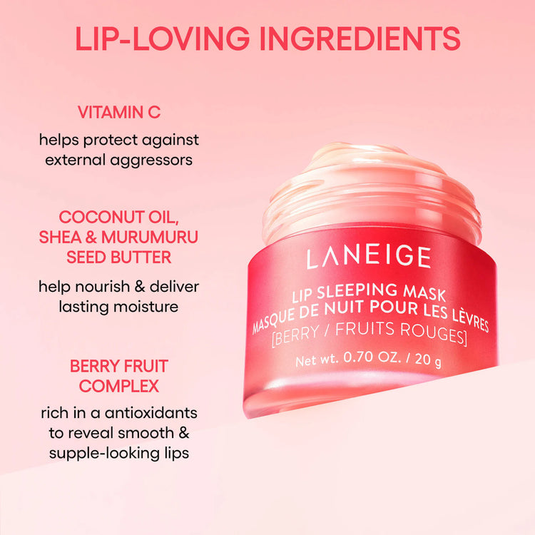 Laneige Lip Sleeping Mask – Intense Hydration with Vitamin C