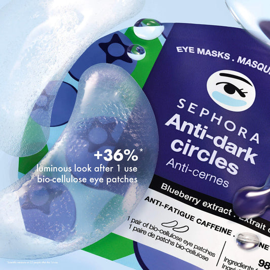 Sephora Collection Anti-Dark Circles Eye Mask - Blueberry