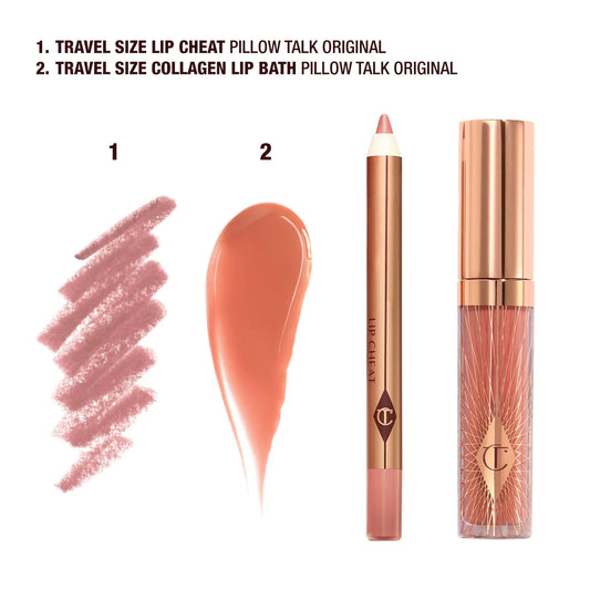Charlotte Tilbury Mini Pillow Talk Glossy Lip Kit