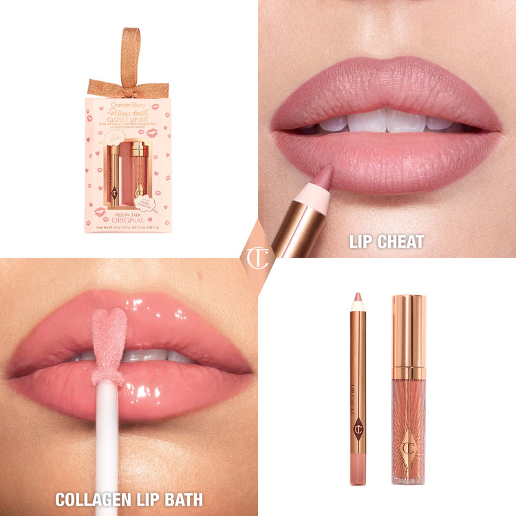 Charlotte Tilbury Mini Pillow Talk Glossy Lip Kit